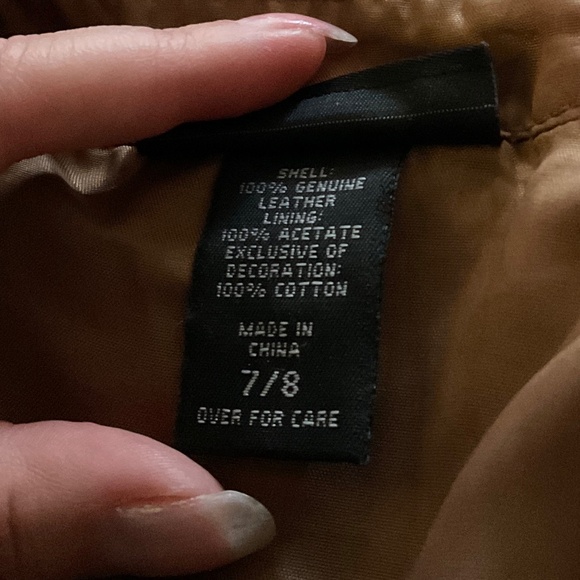 Y2K genuine leather striped Express skirt - Picture 8 of 8